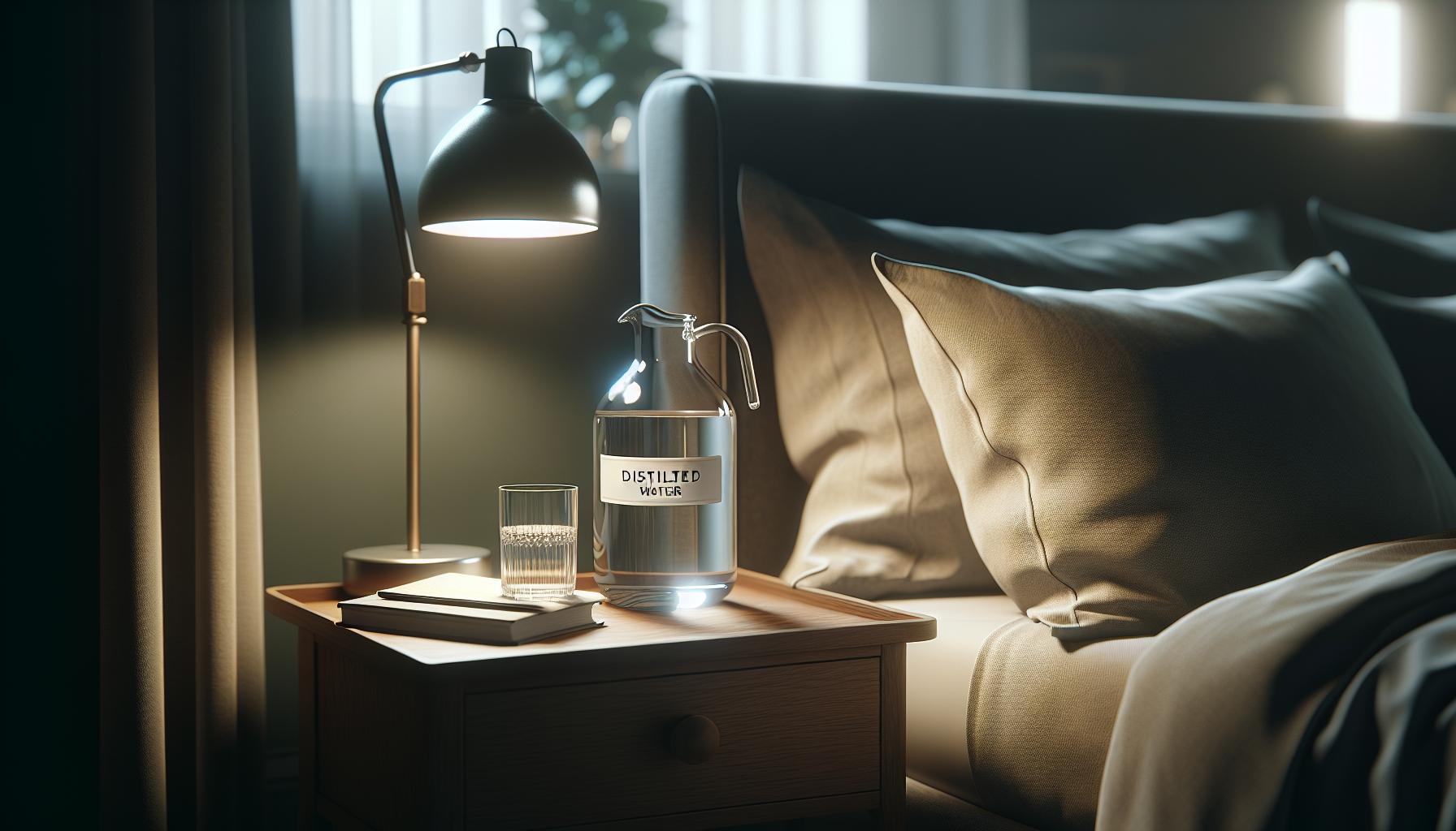 Incorporating Distilled Water into Your Sleep Routine