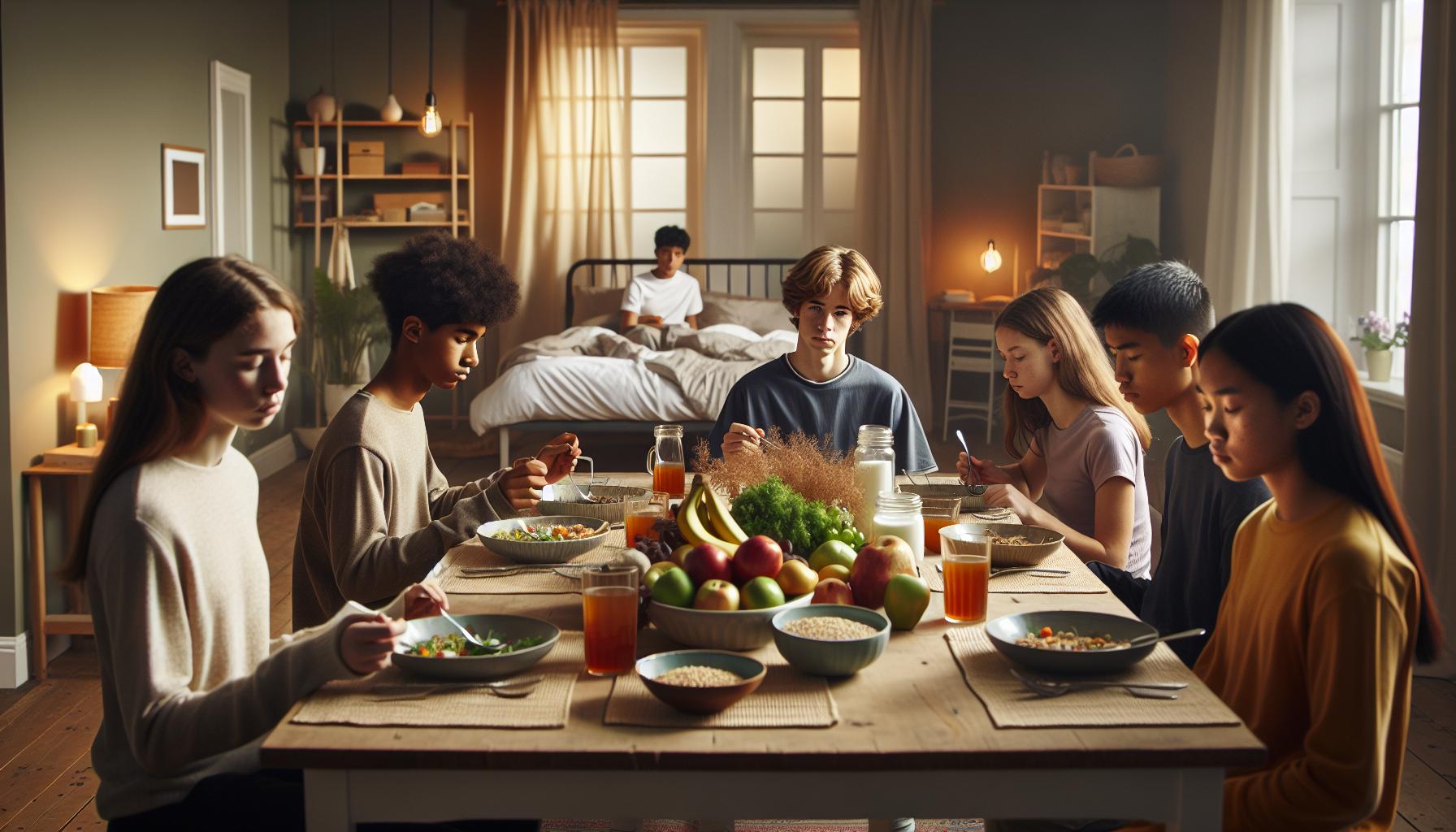 The Role of Nutrition in Adolescent Sleep Health