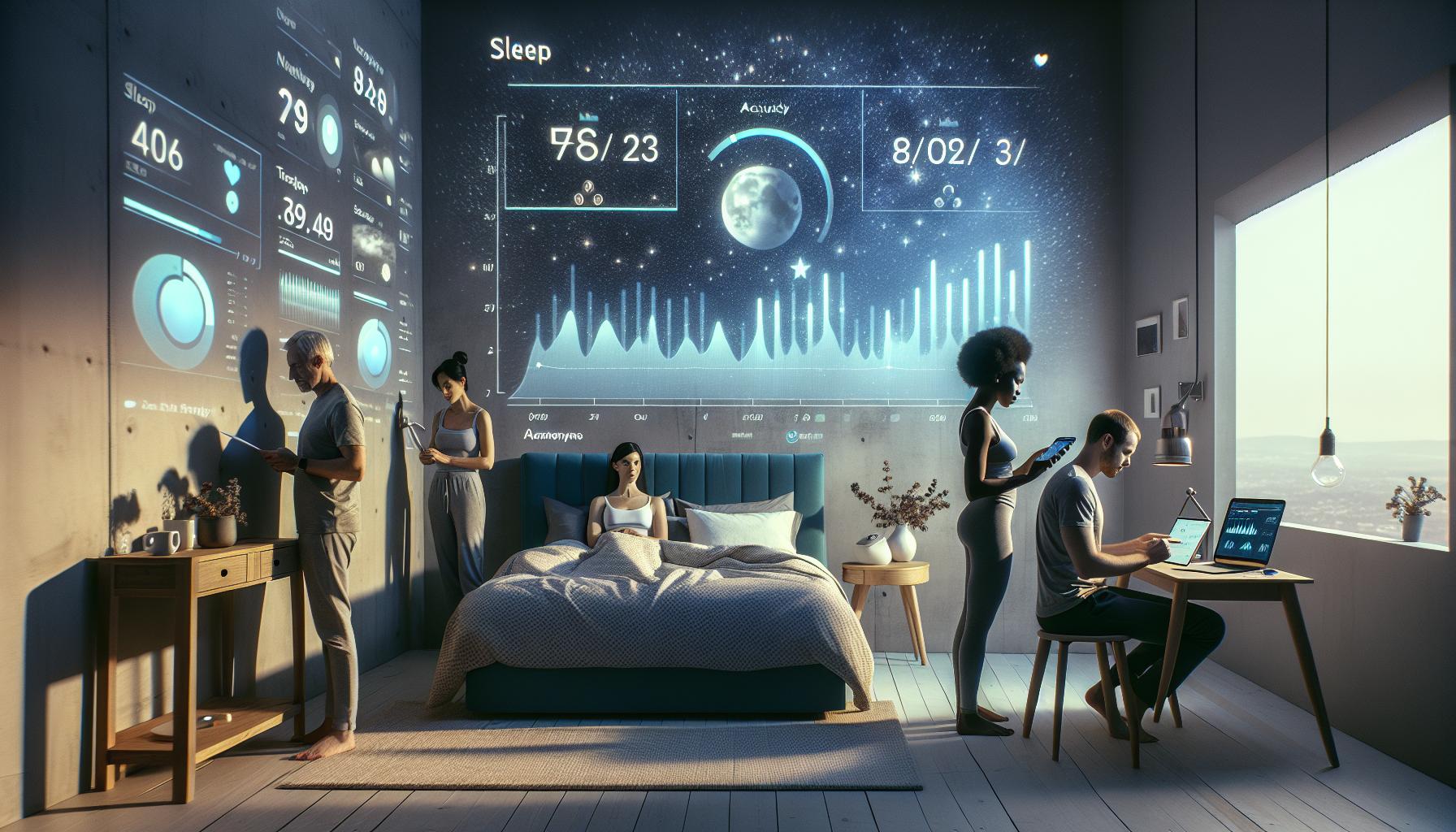 The Role of Sleep Stages in Tracking Accuracy