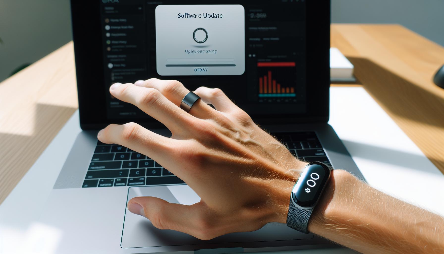 Updating the Oura Ring Software