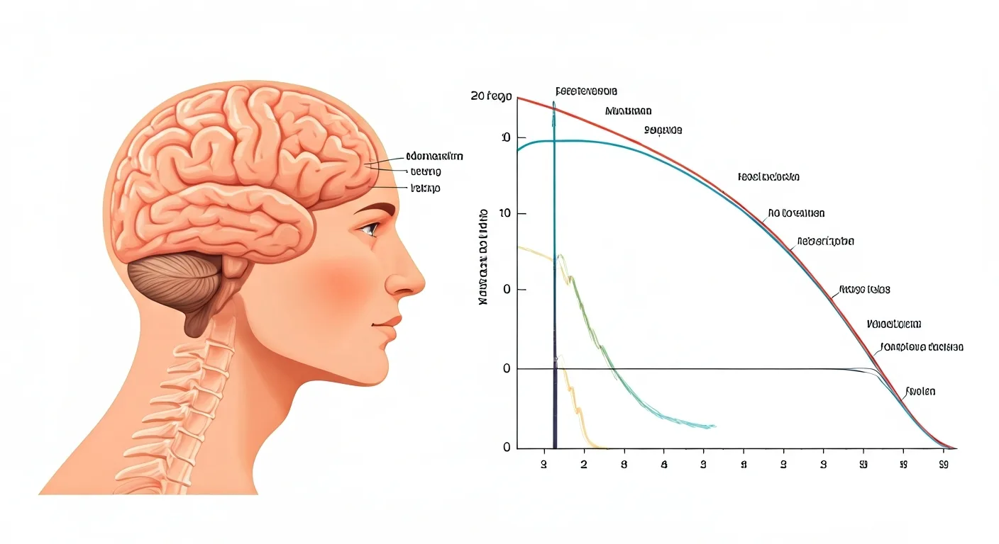 Infographic showing adenosine buildup and circadian rhythm due to sleep deprivation
